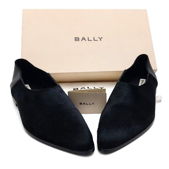 Bally Vegas Flat Loafers In Black Haircalf Leather US 11 EU 10 (0538) main image 9
